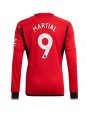 Manchester United Anthony Martial #9 Kotipaita 2023-24 Pitkähihainen